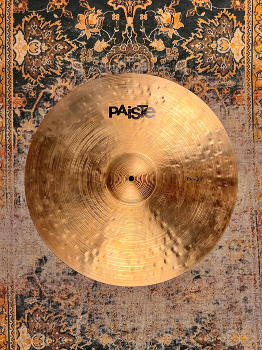 Rare Paiste TRADITIONAL PROTOTYPE Ride 20” 2232 g CLEAN! Dry Woody Stick Attack! UNIQUE