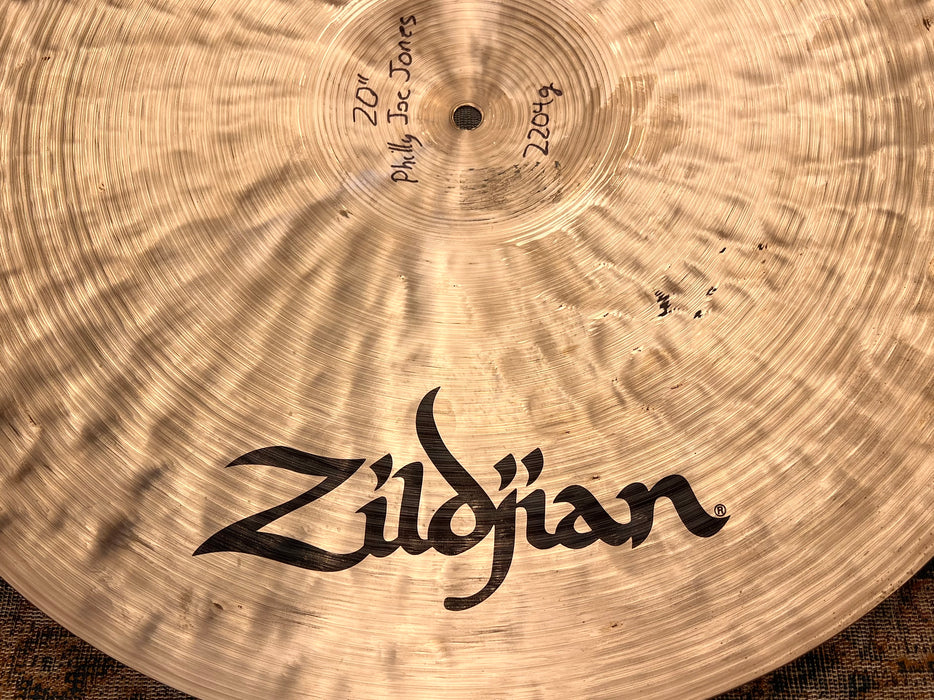 RARE DARK Zildjian PHILLY JOE JONES K CONSTANTINOPLE 20” Ride 2204 g Perfect