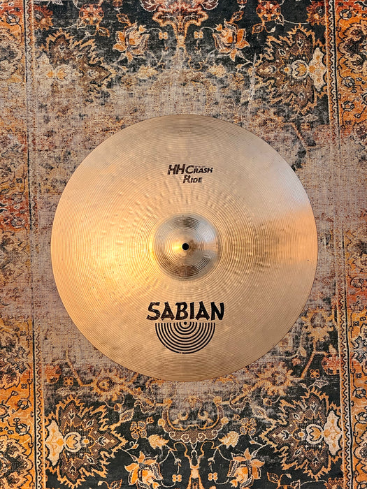 Rare DARK EARLY Vintage SABIAN HH Hand Hammered CRASH RIDE 20" 2184 g CANADIAN K Crashable