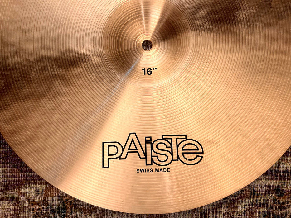 PAISTE 602 THIN CRASH 16” 978 g CLEAN Sounds Amazing Don’t Pay $400!