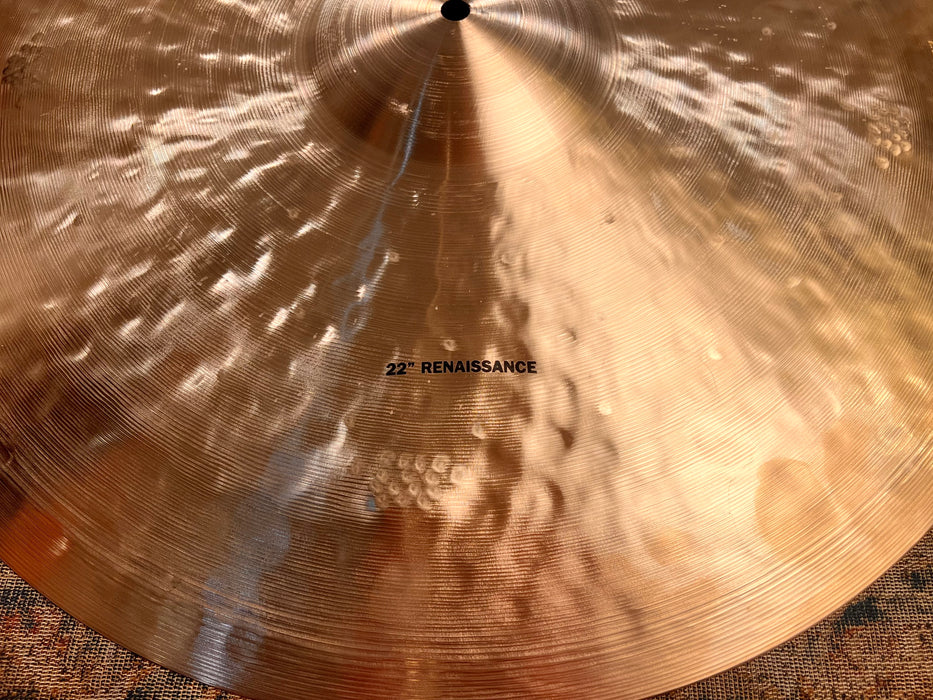 Zildjian K CONSTANTINOPLE RENAISSANCE Ride 22” 2708 g IMMACULATE Cd! DARK! Don’t $700!