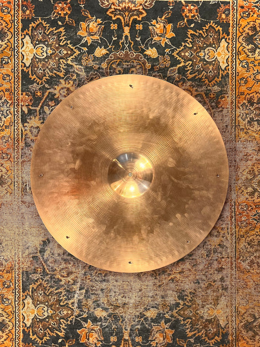 Rare ALL 8 RIVETS Vintage Paiste 602 BRILLIANT Sizzle Ride 20" 2276 g Great Definition w SHIMMER