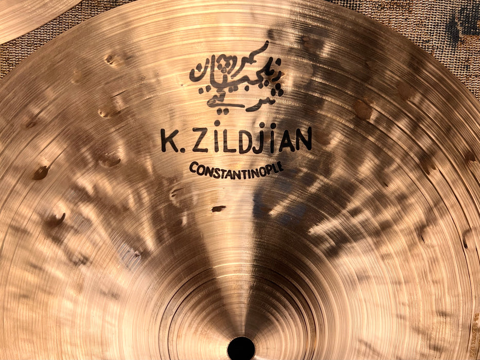 Zildjian K CONSTANTINOPLE Hihats 14” 912 1143 g Complex!  IMMACULATE Cond! Versatile! Not $700