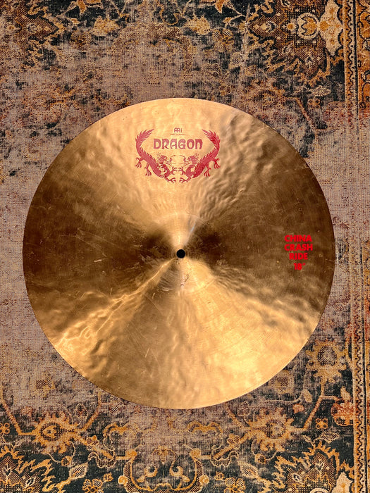 THE FAMOUS Rare Vintage Meinl DRAGON China Crash Ride 18” 1818 g