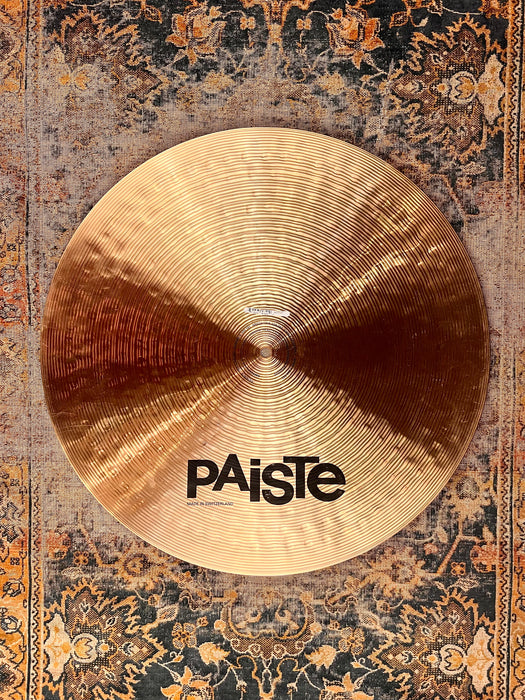 ULTRA RARE Paiste PROTOTYPE 21” Signature FLAT RIDE 3004 g SMOOTH SUPER CLEAN