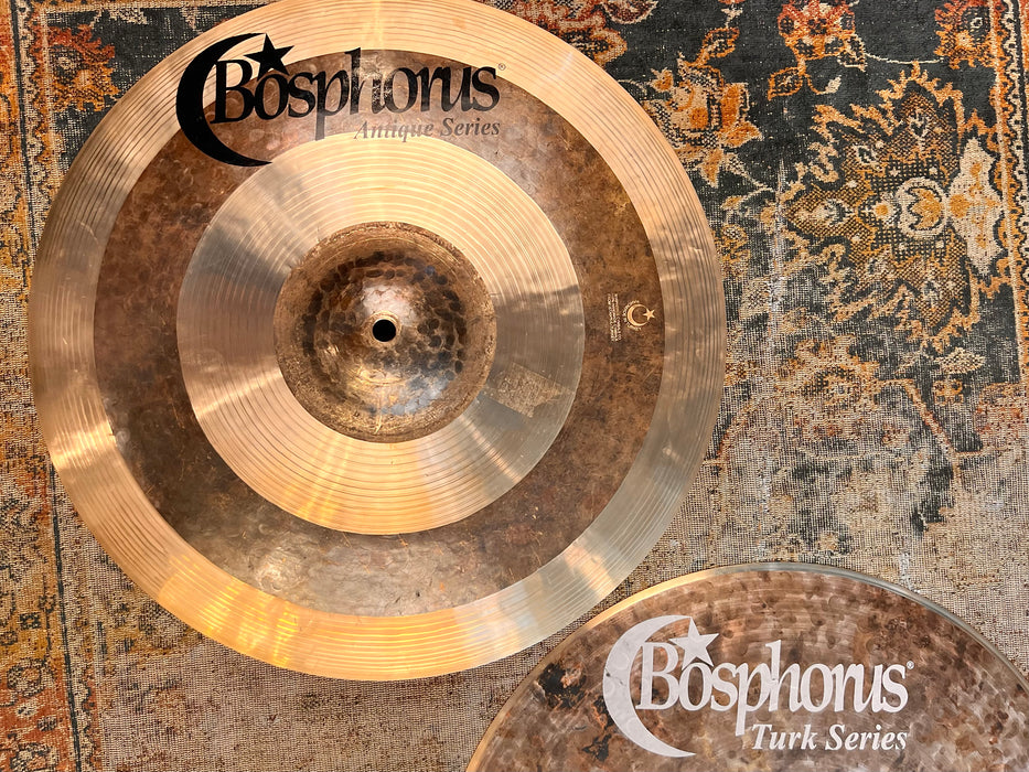 Bosphorus 16” COMBO TURK ANTIQUE Hihats 900 794 g Light PAPER THINS! Crashes! PERFECT