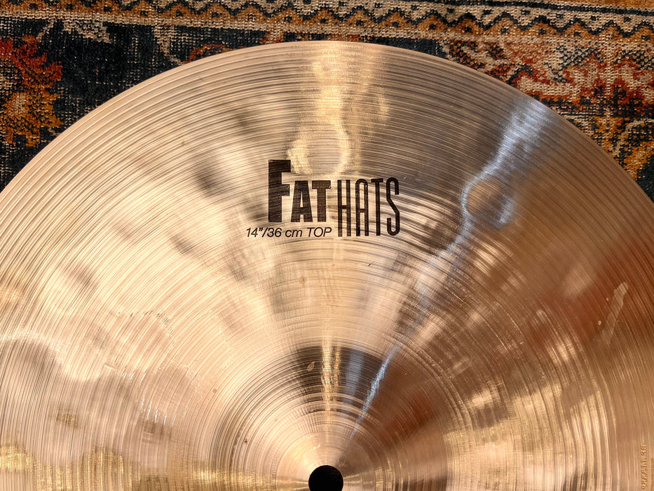 Immaculate Zildjian K FAT HATS Hihats 14” 930 1270 g Versatile! ONLY Played For The Video PERFECT!