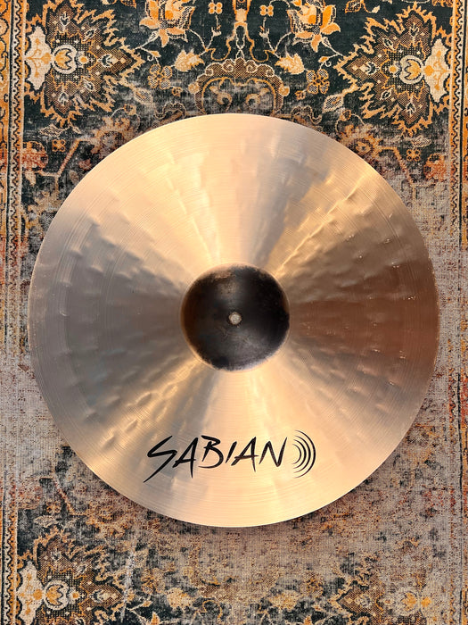 SABIAN HHX Hand Hammered 20” Medium Crash Smooth Ride IMMACULATE 2208 g RAW BELL Versatile!