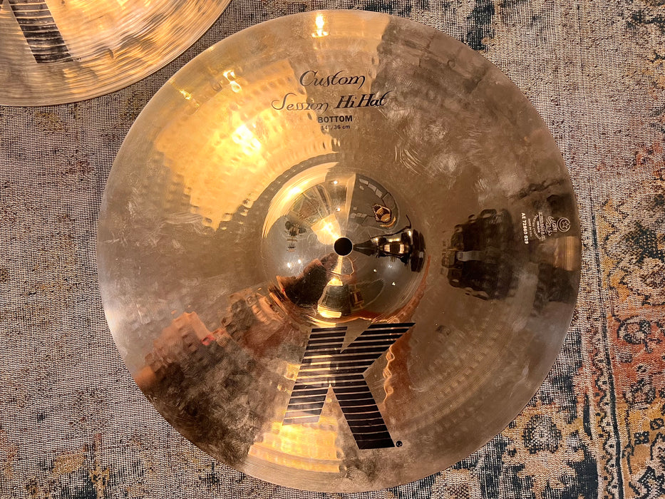 Perfect DARK Zildjian K Custom SESSION STEVE GADD Hihats 14” 1031 903 g CLEAN Don’t $570