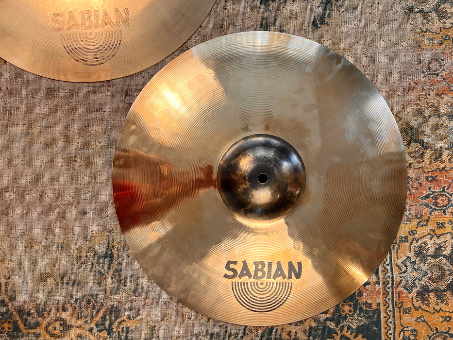 Sabian 16" AAX PLOSION Hihats YES SIXTEEN! 1466 1626 g Discontinued! MASSIVE FAT Hats!