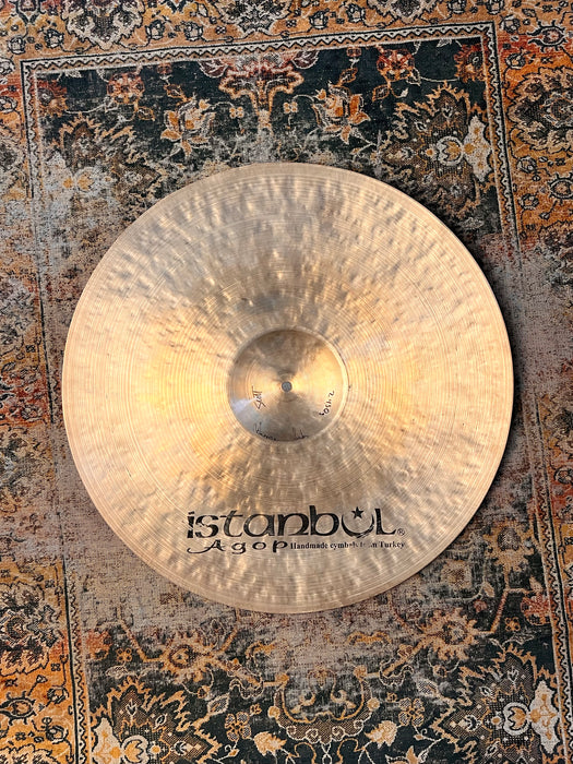 Early ISTANBUL AGOP Traditional DARK RIDE 21” 2430 g Amazing Light Complex And Crashable