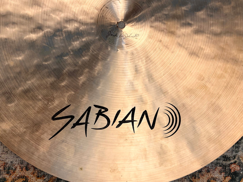 Gorgeous Light DARK Sabian HHX JACK DEJOHNETTE 3-POINT 21” Ride 2416 g