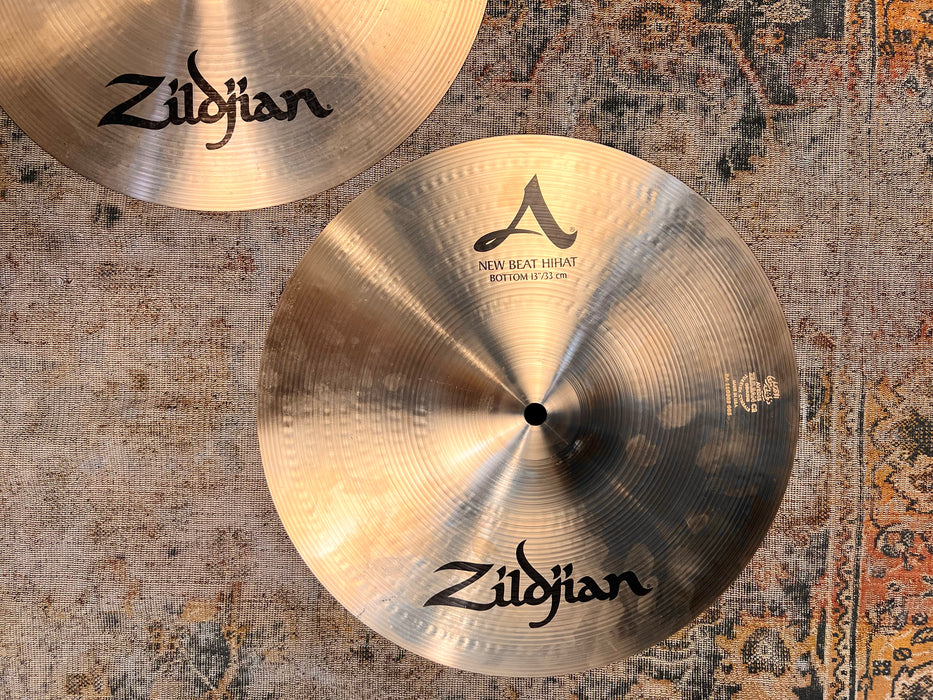 CLEAN CRISP Thinner ZILDJIAN 13" NEW BEAT Hihats 784 1056 g Amazing Cond! WHY PAY $400?