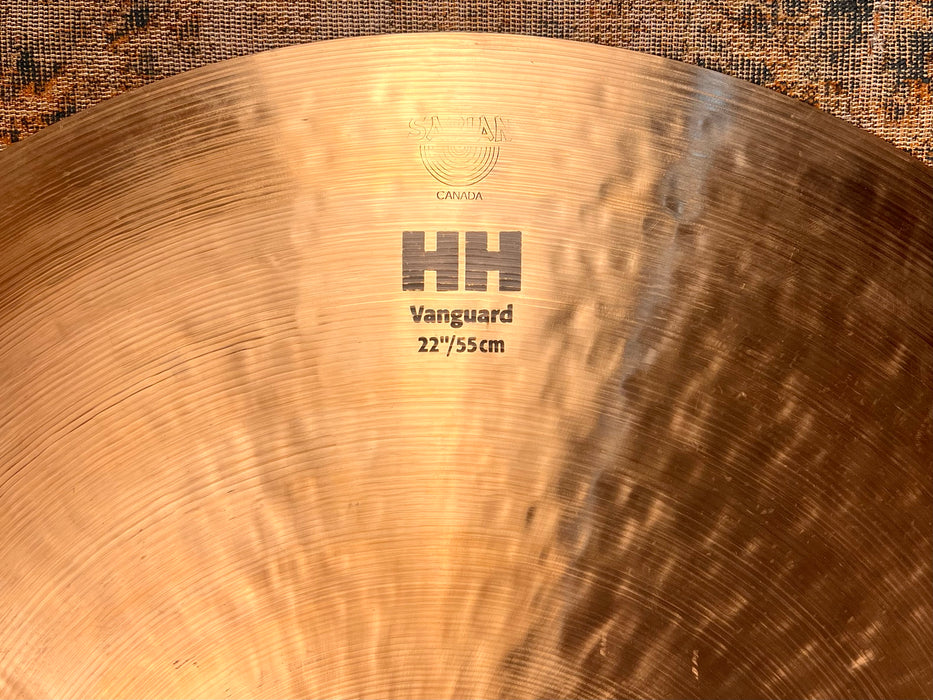 LIGHT ULTRA SMOOTH SABIAN HH VANGUARD 22” Ride Thin Crash 2215 g IMMACULATE