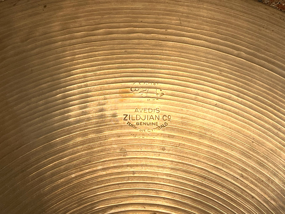 Ultra THIN RARE 1940s Vintage Zildjian Trans Stamp 14” Sizzle Hihats 562 728 g Golden Era