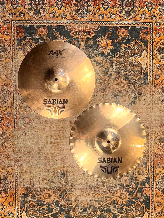 RARE Ultra CRISP Sabian AAX X-Celerator 13” HiHats 894 1216 g YES! 13s”!! Don’t pay $480!