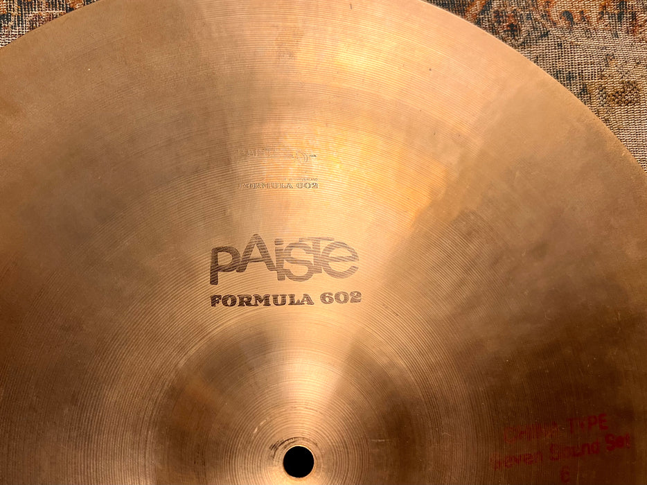 Ultra RARE Vintage Paiste 602 SEVEN SOUND SET 6 China Pang 18” 1467 g SUPER CLEAN!