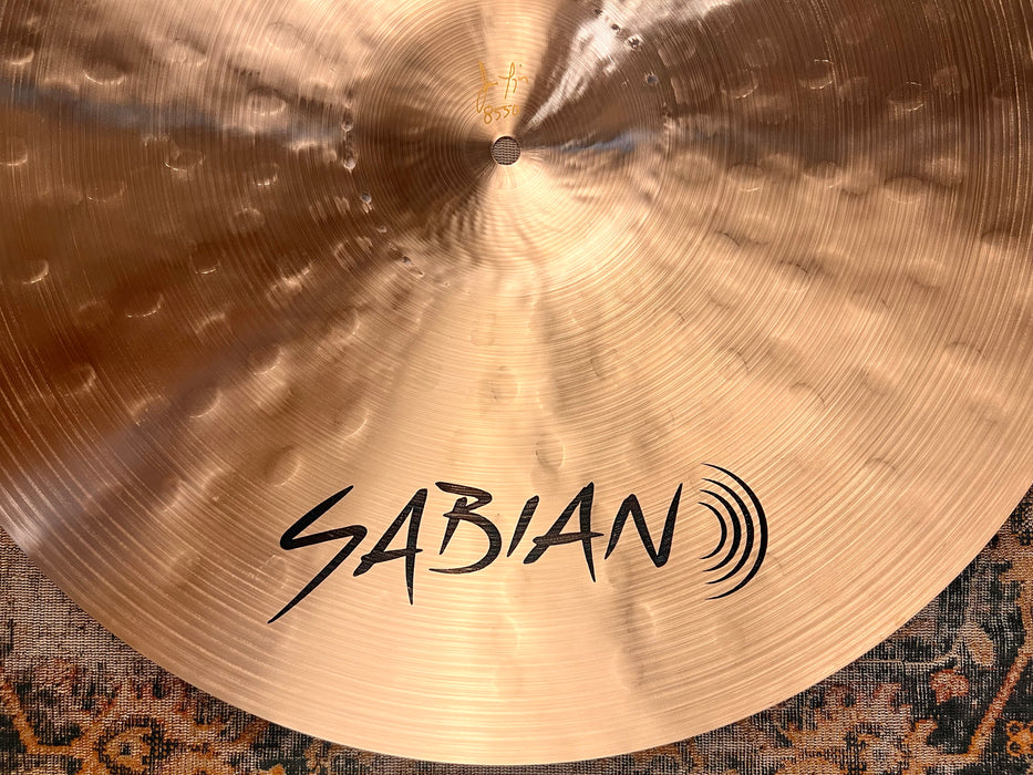 ULTRA RARE Sabian ARTISAN 21” LIGHT Ride 2432 g Custom! PERFECT w/ CERT & Bag!