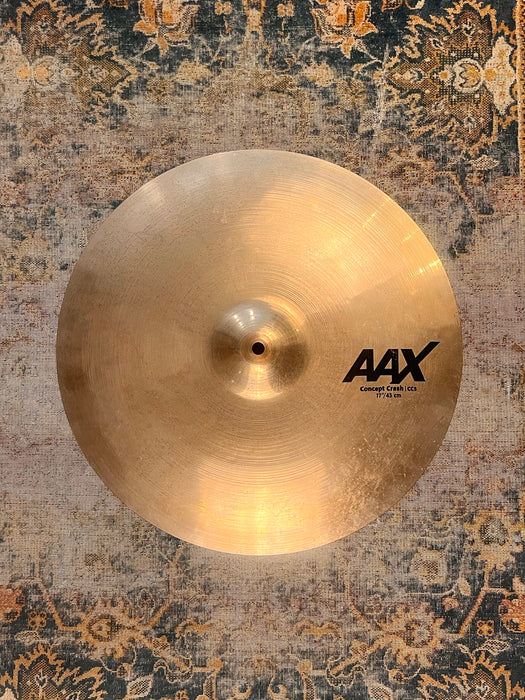 DARK SHIMMERING SABIAN CC5 AAX CONCEPT Crash 17” 1102 g Unique Lathing! Versatile!