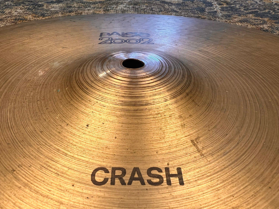 RARE 1977 Vintage Paiste 2002 18” FACTORY STAMPED CRASH 1363 g Classic