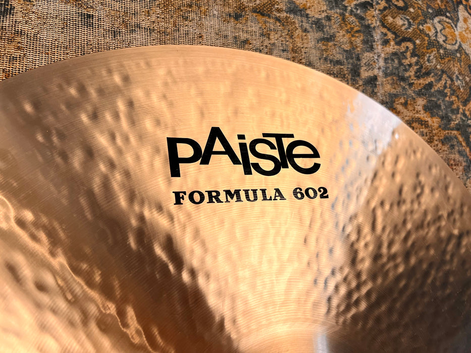 Paiste Formula 602 Modern Essentials Ride 20” 2310 g IMMACULATE! Don’t Pay $605!!