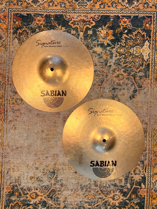 Very Rare DAVID GARIBALDI Sabian Jam Master Hihats 13” 926 1226 g REVERSIBLE! ARTICULATE