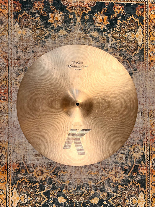 Zildjian K CUSTOM Medium Ride 20” 2510 g DRY + Dark! Versatile!! Aged 21 Years!