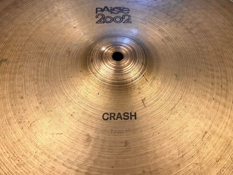 RARE 1977 Vintage Paiste 2002 18” FACTORY STAMPED CRASH 1363 g Classic