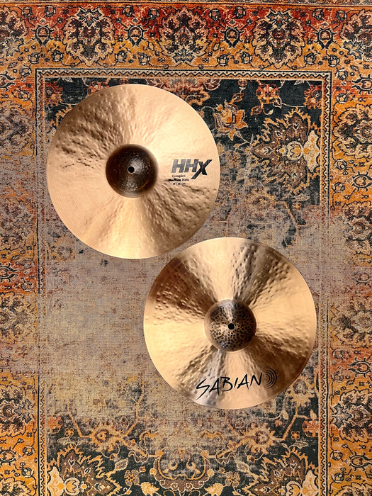 Immaculate SABIAN HHX Medium 14” Hihats 1040 1310 g Why Pay $610?????