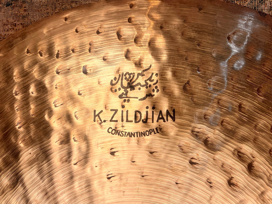 Zildjian K CONSTANTINOPLE 24” LIGHT RIDE 3410 g AMAZING! Huge! PERFECT! Glorious Warm 2 FOOTER