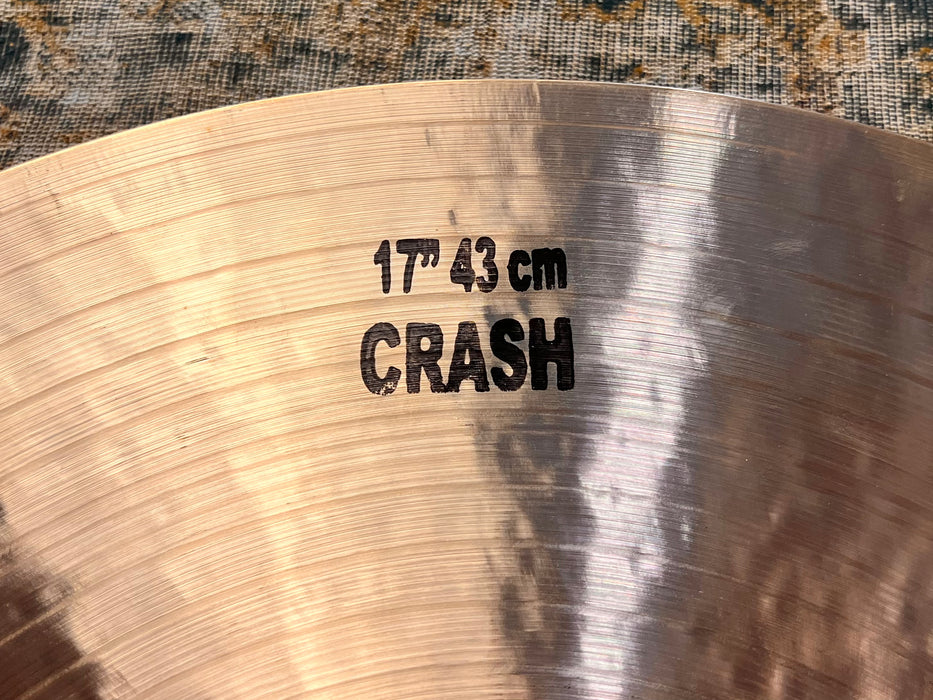 COMPLEX Brushed 1/2 Lathe Masterwork Thin Light Crash 17” ONLY 972 g MINT Responsive