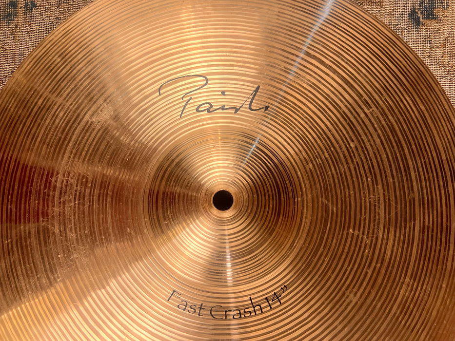 Paiste Signature FAST CRASH 14” DARK & QUICK Only 686 g Don’t Pay $300