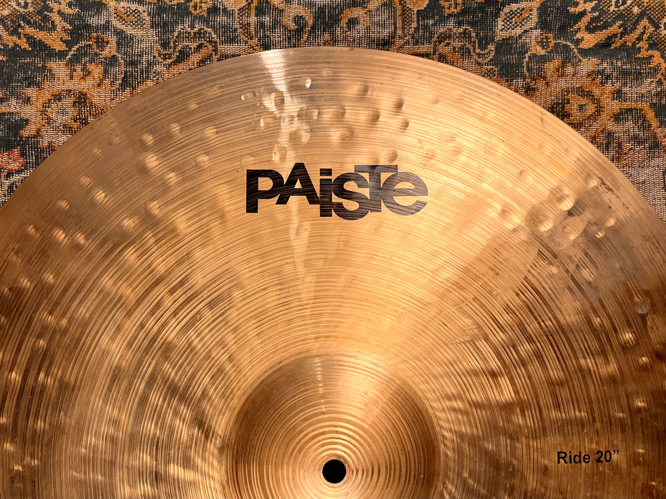 Rare Paiste TRADITIONAL PROTOTYPE Ride 20” 2232 g CLEAN! Dry Woody Stick Attack! UNIQUE