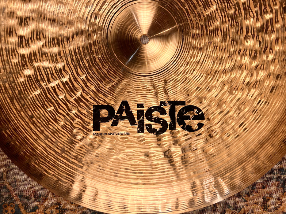 RARE Paiste PROTOTYPE Dark Energy Traditional Swish Pang China 20” 1551 g Ultra Mellow Exotic!