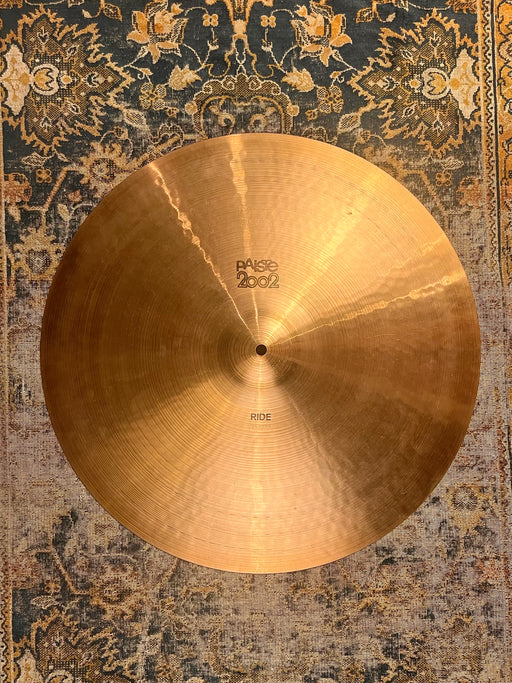 Vintage 1977 Paiste 2002 Factory Stamped Ride 20” 2166 g CLEAN