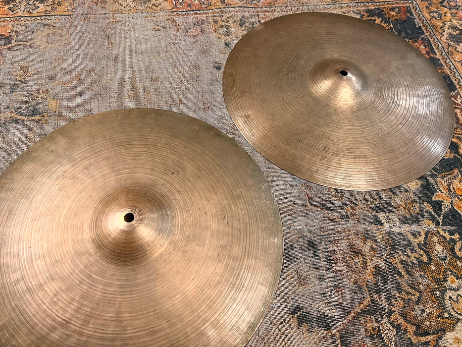 Vintage Zildjian ISTANBUL K HIHATS 14” 858 946 g The REAL DEAL! Perfect Elixir of DRY & COMPLEX