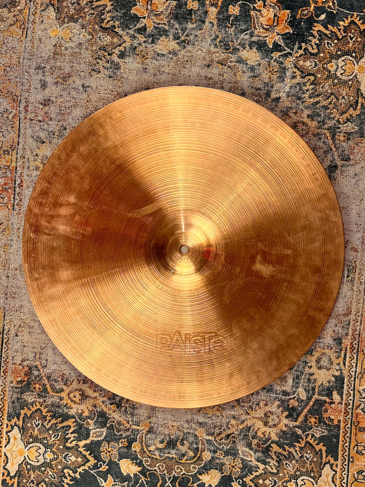 Vintage Paiste 2002 BLACK LABEL Ride 20” 2170 g Famous CLASSIC TONE! Sounds Amazing