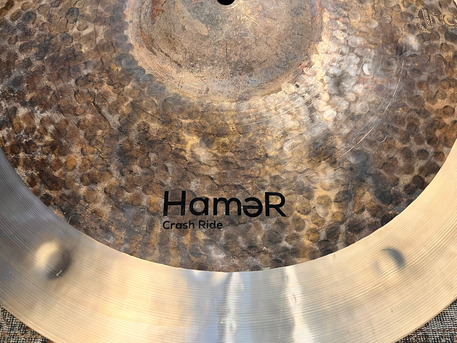 HUGE Dark Complex ISTANBUL Mehmet Hamer 20" DUAL CRASH RIDE 1813 g MINT! Hybrid Deep Hammering