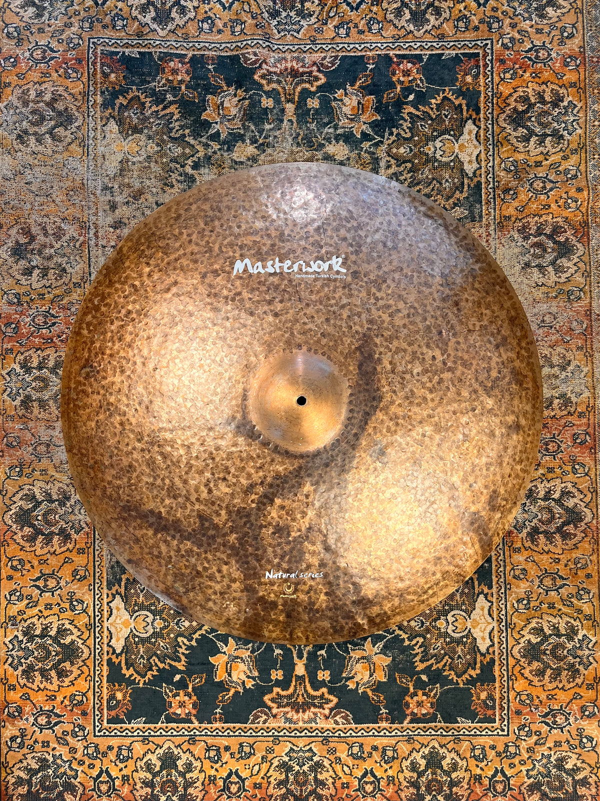 28” of BLISS! MASSIVE RARE MASTERWORK PROTOTYPE 28” TURK Ride 3844 g —  Hazelshould Drums + Cymbals