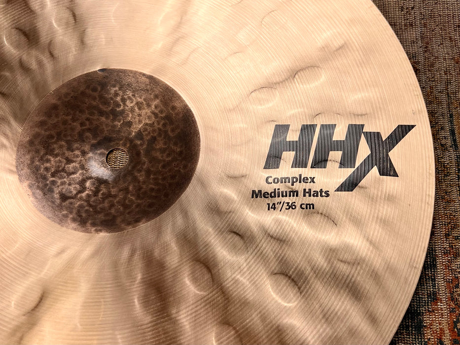 Immaculate SABIAN HHX Medium 14” Hihats 1040 1310 g Why Pay $610?????