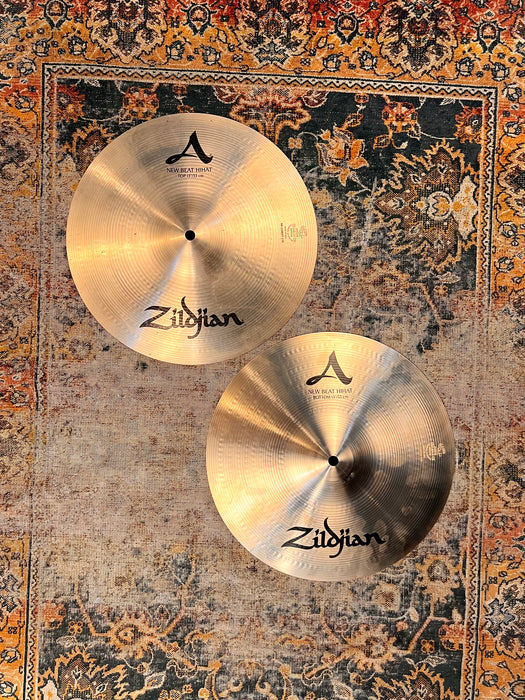 CLEAN CRISP Thinner ZILDJIAN 13" NEW BEAT Hihats 784 1056 g Amazing Cond! WHY PAY $400?