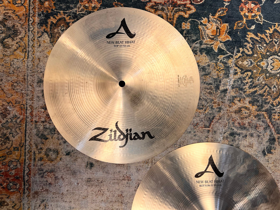 CLEAN CRISP Thinner ZILDJIAN 13" NEW BEAT Hihats 784 1056 g Amazing Cond! WHY PAY $400?