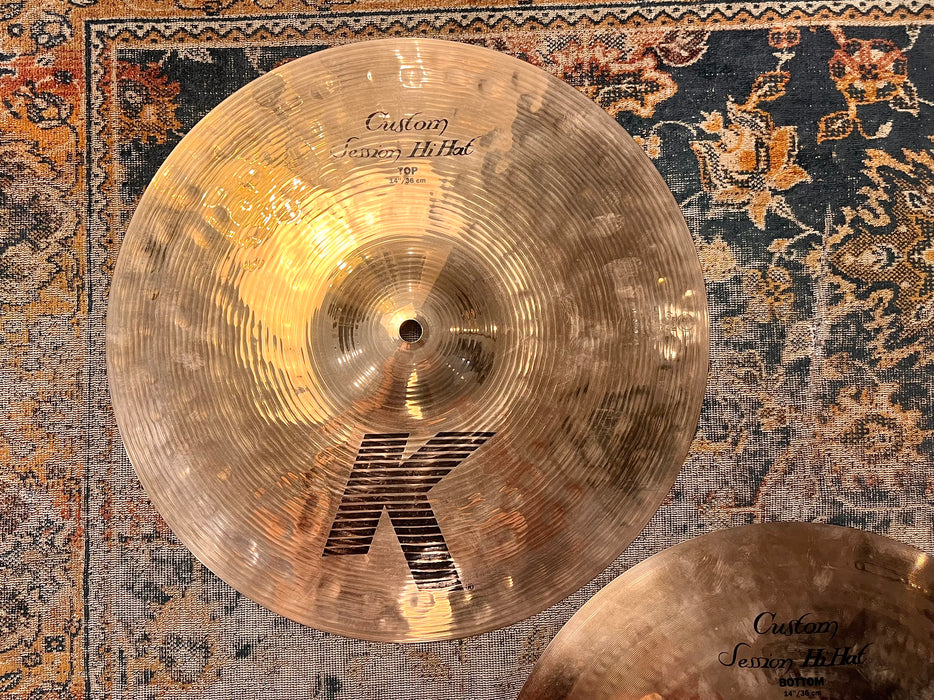 Perfect DARK Zildjian K Custom SESSION STEVE GADD Hihats 14” 1031 903 g CLEAN Don’t $570