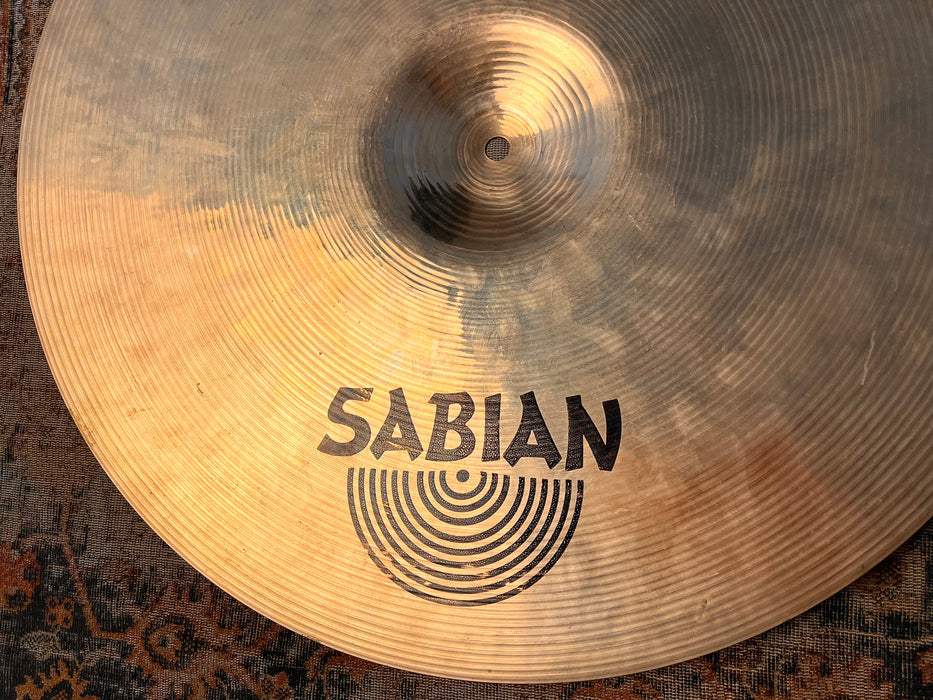 Rare DARK EARLY Vintage SABIAN HH Hand Hammered CRASH RIDE 20" 2184 g CANADIAN K Crashable