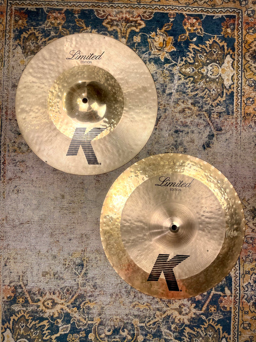 Rare REVERSIBLE LIMITED Zildjian K Custom HYBRID Hihats 14” 994 1112 g CLEAN! Akira Jimbo