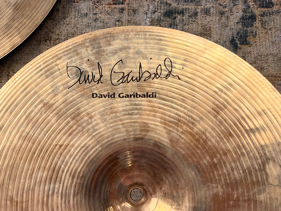 Very Rare DAVID GARIBALDI Sabian Jam Master Hihats 13” 926 1226 g REVERSIBLE! ARTICULATE