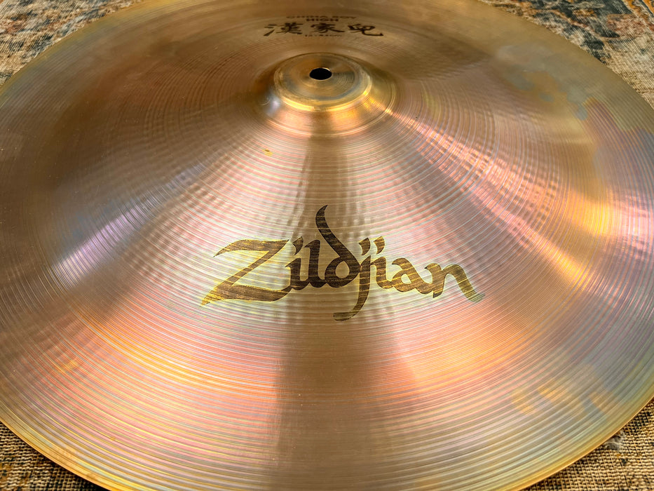 IRIDESCENT Vintage Zildjian China Boy High 18” 1358 g Amazing Exotic Tone! Don’t PAY $320!!!!