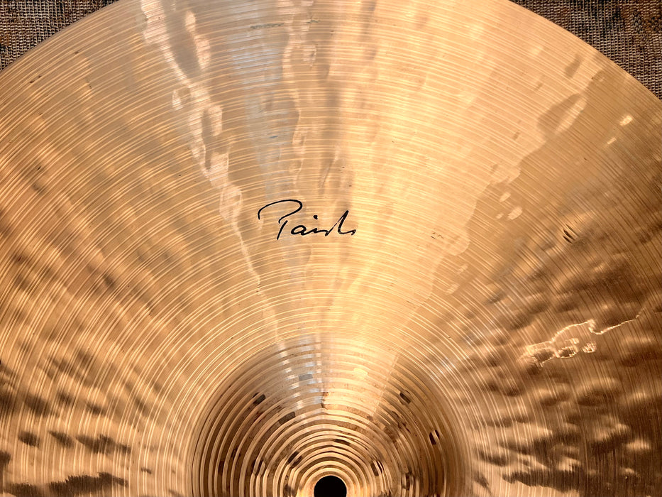 Paiste TRADITIONAL Thin Crash 18” 1294 g ULTRA DARK Warm! CLEAN! Why Pay $500?