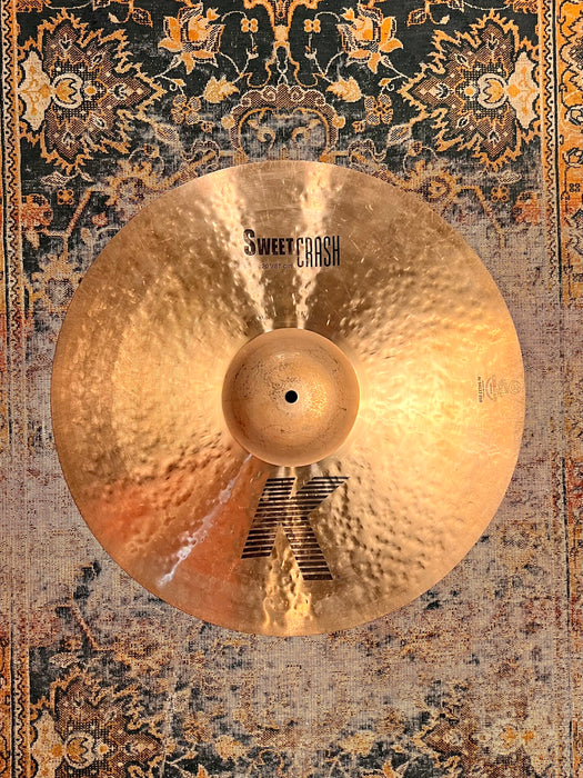 Zildjian K SWEET CRASH 20” ONLY 1644 g Amazing PAPER THIN Light w/SHIMMER