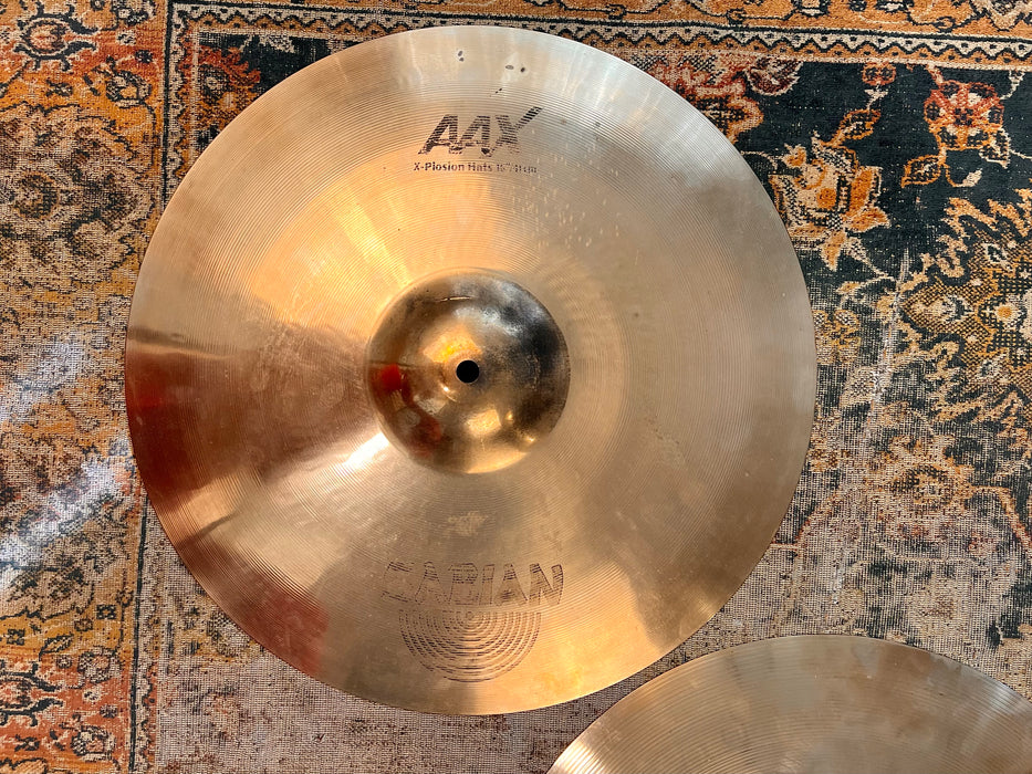 Sabian 16" AAX PLOSION Hihats YES SIXTEEN! 1466 1626 g Discontinued! MASSIVE FAT Hats!